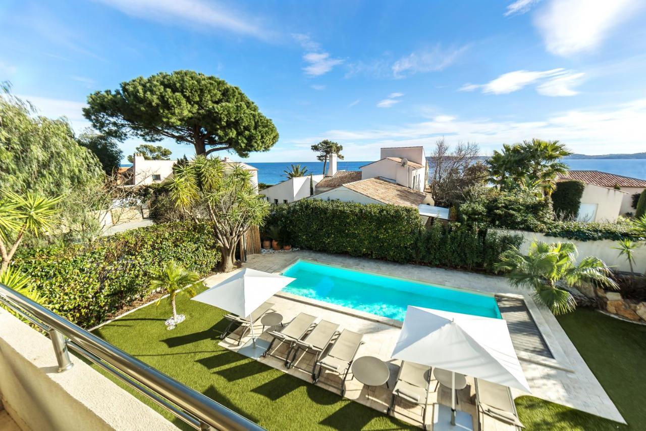 Villa Montfleuri, Vieille Ville A Pieds, Vue Mer, Piscine, 8 Pers 圣马克西姆 外观 照片
